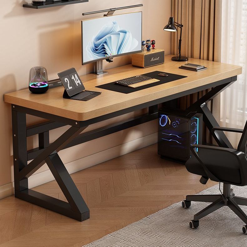 Solid wood computer desk, office desk, long desk, simple desk, student desk, home bedroom desk, gaming desk, workstation