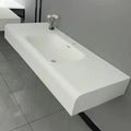 Corian integrated basin washbasin integrated countertop single basin bathroom for home washbasin casual