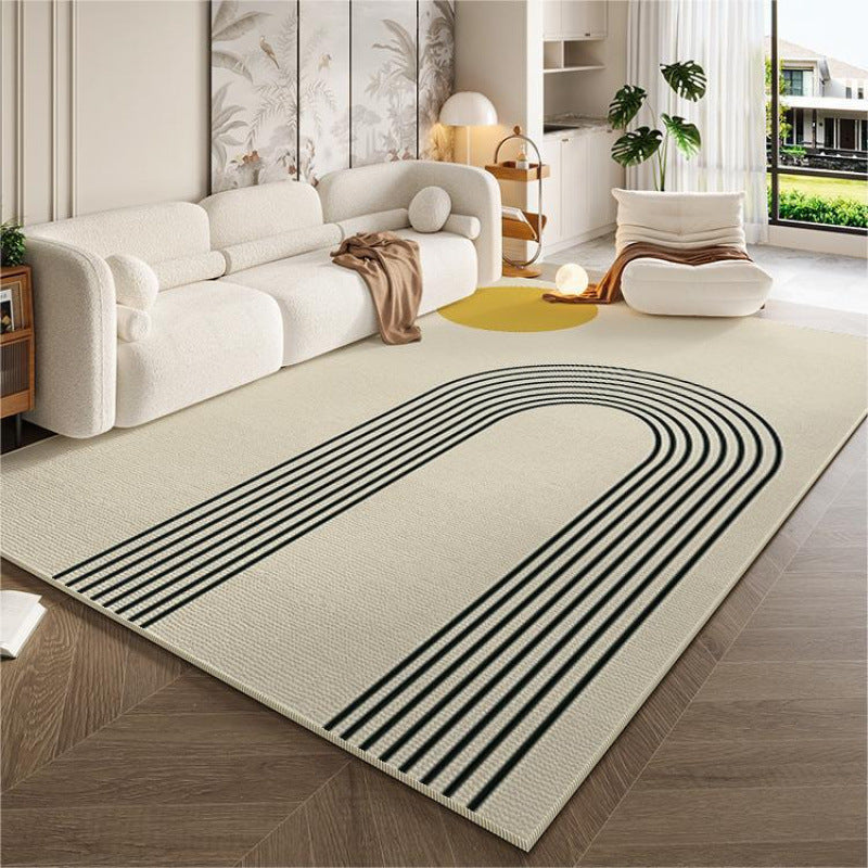 Cream style living room carpet accessible luxuryclassy sofa coffee table blanket for home non-slip carpet foot pad bedroom bedside blanket