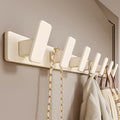 Cream style coat hook white entrance door rear hook classy entrance clothes hanger wall wall hanging without drilling