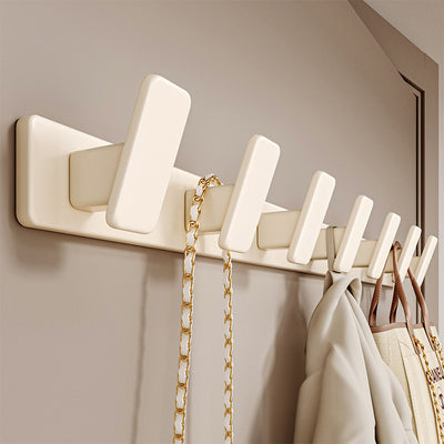 Cream style coat hook white entrance door rear hook classy entrance clothes hanger wall wall hanging without drilling