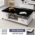 140cm black marble + drawer + locker