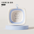 Wholesale newborn baby folding wash basin - square kids foot & bottom washing plastic basin - dormitory & home use small washbasin