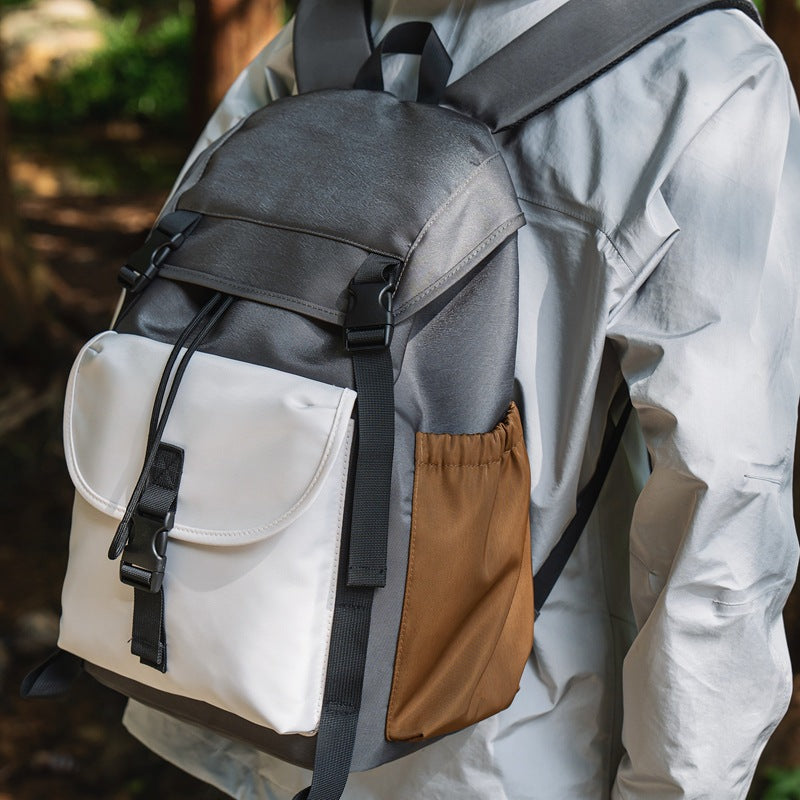 Trendy & cool outdoor large capacity backpack - waterproof backpack for middle school & college students - perfect for hiking, trekking, mountaineering, and camping