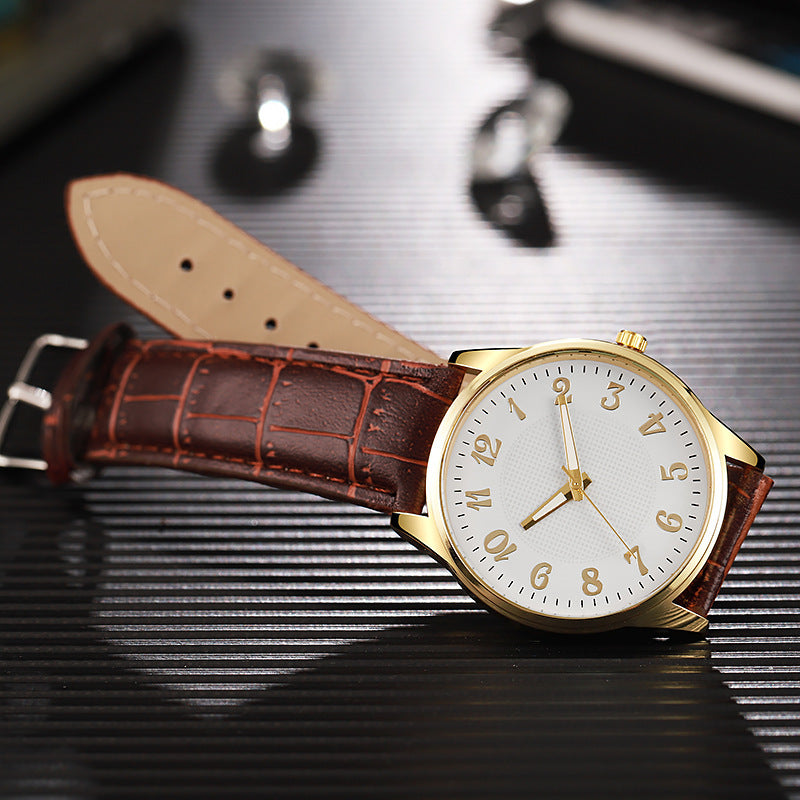 Quartz men's business leather belt alloy luminous swiss light luxury watch - direct from the source, wholesale prices