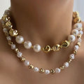 Wholesale vintage faux pearl necklaces - european & american style, statement pieces, niche design, accessible luxury accessories, high-end women's autumn/winter sweater chains