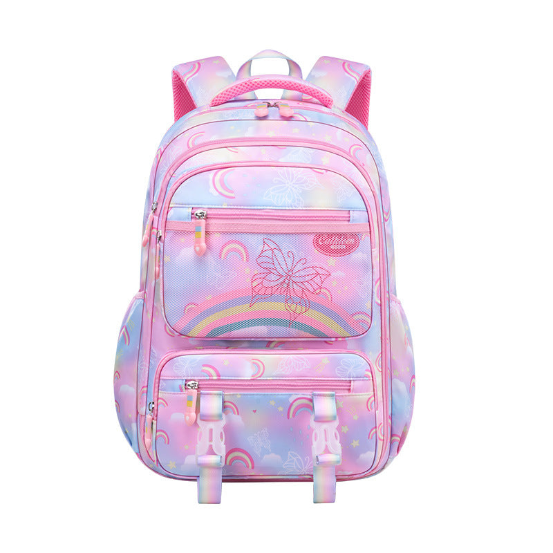 Shaodong School Bag Factory New Primary School School Bag 13th and 6th Grades Lightweight Burden Reduction Girls Backpack Wholesale