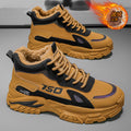 High-top men's shoes winternew arrivalfleece-linedheattechcasual sneakers non-slipbootshikingworkwear shoes men's cotton boots