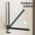 Clothes hanger storage handy gadget punch-free balcony wall-mounted for home clothes drying rack foldable storage rack multi-functional storage rack