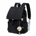 Women's daisy backpack - trendy student backpack for high schoolers - lightweight, large capacity travel bag