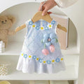 Summer princess romper dress - sleeveless bodysuit dress for baby girls - lightweight, perfect for newborn photoshoots, 100-day celebrations, and everyday wear