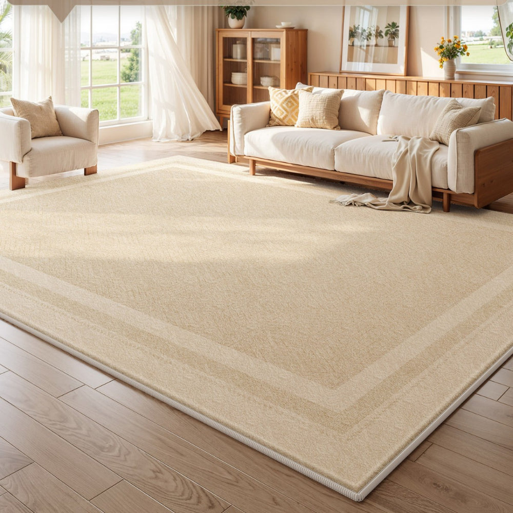 Carpet living room no-wash and wipeable medieval cream style frenchaccessible luxuryclassy bedroom sofa floor mat large area full coverage