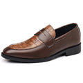 2025 men's leather dress shoes - new business casual style, british & korean design, pointed toe, plus sizes available