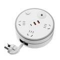 Multifunctional retractable cord plug multi-hole cord board plug strip storage socket for homeusb plug-in board usb wiring board