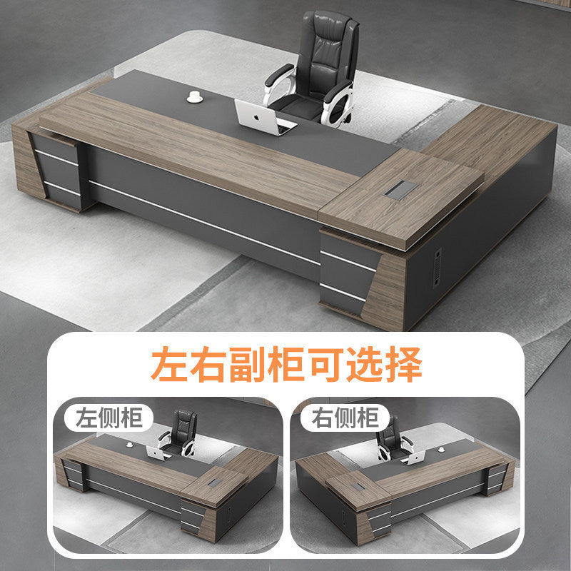 Saint li boss office desk and chair set - minimalist modern executive desk, high-end manager's desk, supervisor's desk, office desk
