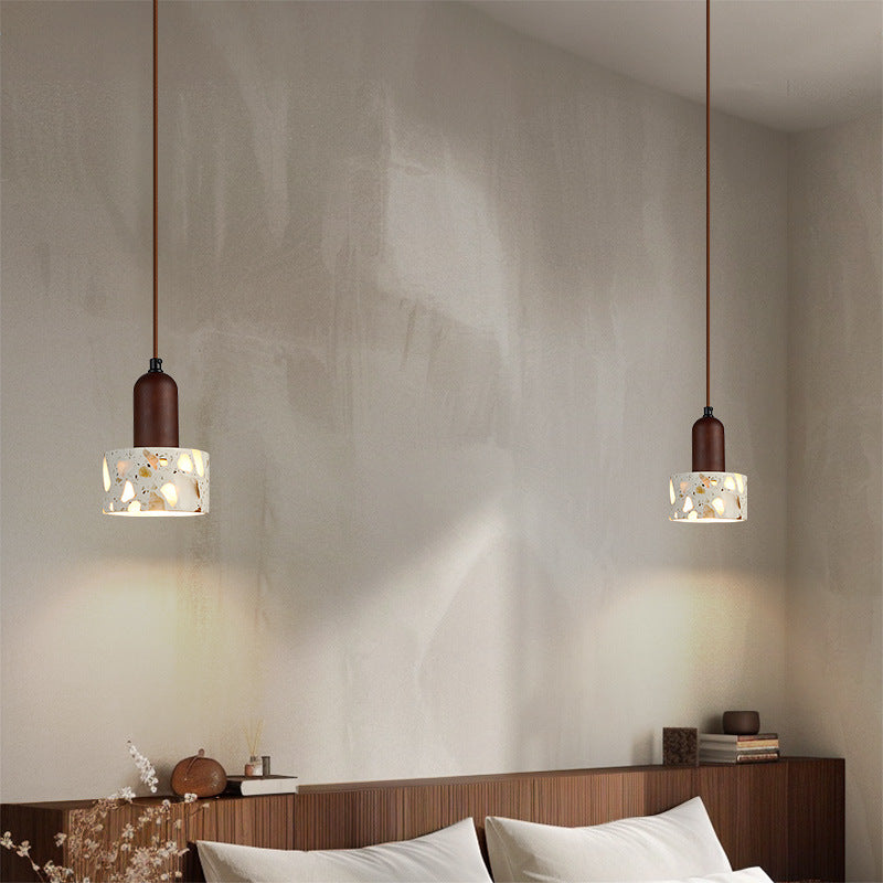Wabi Sandy Wind Restaurant Chandelier Nordic Creative Terrazzo Combination Retro Homestay Bedroom Bedside Cafe Lighting