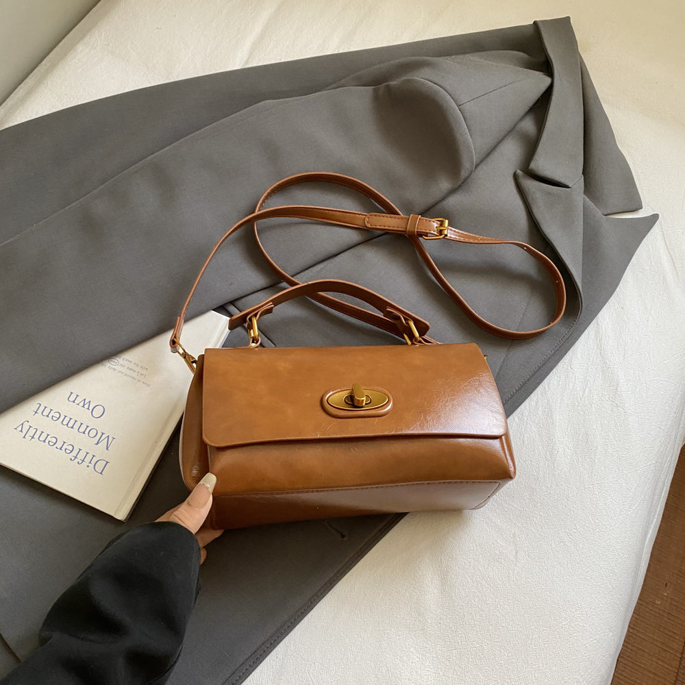 High-quality korean style small square bag - new 2025 autumn/winter fashionable minimalist handbag, versatile commuter shoulder & crossbody bag