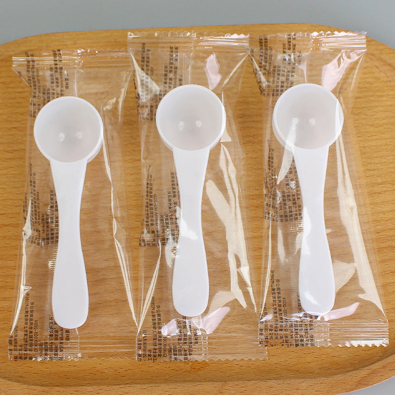 Plastic measuring spoons, mask spoons, 10ml feed, fertilizer, powder, and pesticide measuring spoons - accurate measurement, holds 10 grams of water