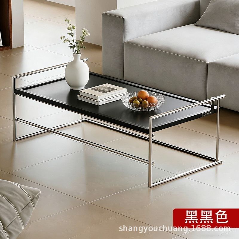 Rio coffee table stainless steel flip tea table living room for home computer table tea table designer coffee table desk all-in-one