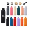 new arrival 304 stainless steel thermos cup large capacity double-layer vacuum small mouth bottle portable car sports water cup