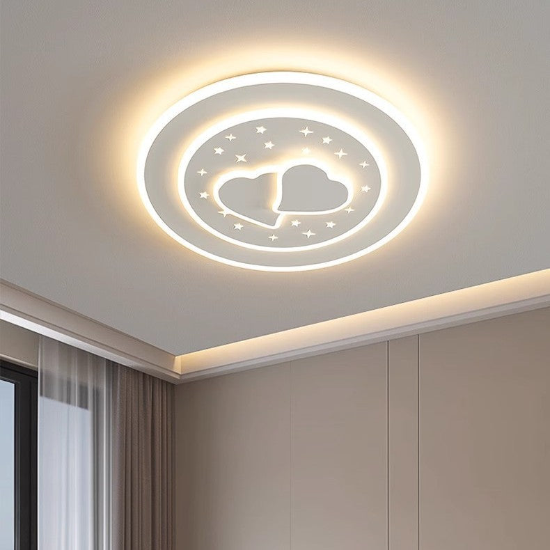 Guangdong manufacturers wholesale led ceiling lamp wrought iron ultra-thin eye protection living room bedroom study lighting combination lamp