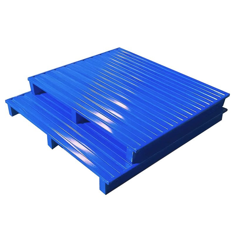 Chengdu Steel Iron Pallet Warehouse Shelf Metal Heavy Industrial Forklift Pallet Customized Moisture-proof Pad Board Iron Pallet