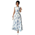 Ebay european and american cross-border foreign trade women's dress mid-length skirt