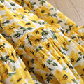new summer collection: girls' floral sundress - perfect for beach vacations! cross-border exclusive