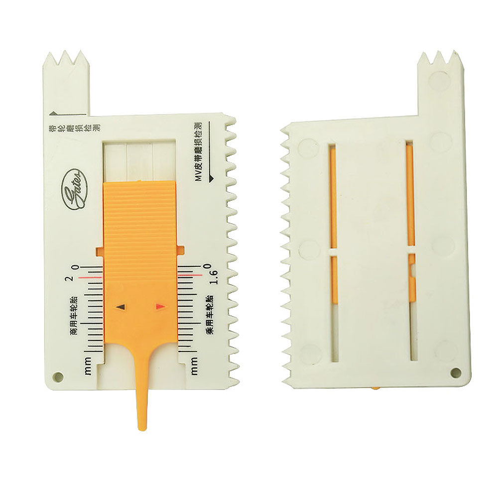 Manufacturer wholesale portable plastic tread ruler, vernier depth caliper tire tread depth ruler tread sheet