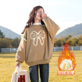 Girls' sweatshirt - autumn/winter  new collection: stylish and trendy winter tops for girls, fleece-lined outerwear for older children