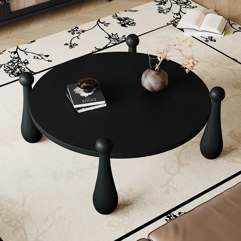 Wooden coffee tableaccessible luxury sofa table living room classy coffee table round walnut coffee table