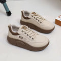 Xq5801 new 2025 spring casual sneakers, chunky sole height increasing shoes, korean style athletic women's shoes, student street style trend