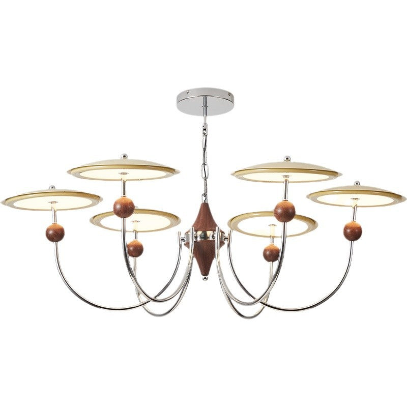 French medieval living room chandelier cream wind hall main light advanced sense net red star track lighting whole house package smart