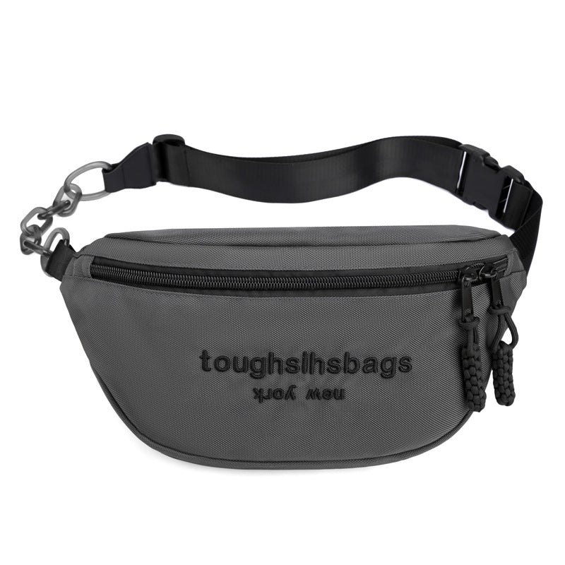 New Korean version messenger bag large capacity carry-on backpack multi-functional waterproof shoulder bag outdoor sports breast bag delivery