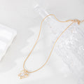 Wholesale alloy clavicle chain fashion jewelry - european & american style, versatile, diamond-studded pendant, delicate butterfly necklace for women