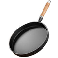 Thickened cast iron pan for home uncoated pancake pan hand pancake non-stick frying pan spread omelette pancake fruit tool