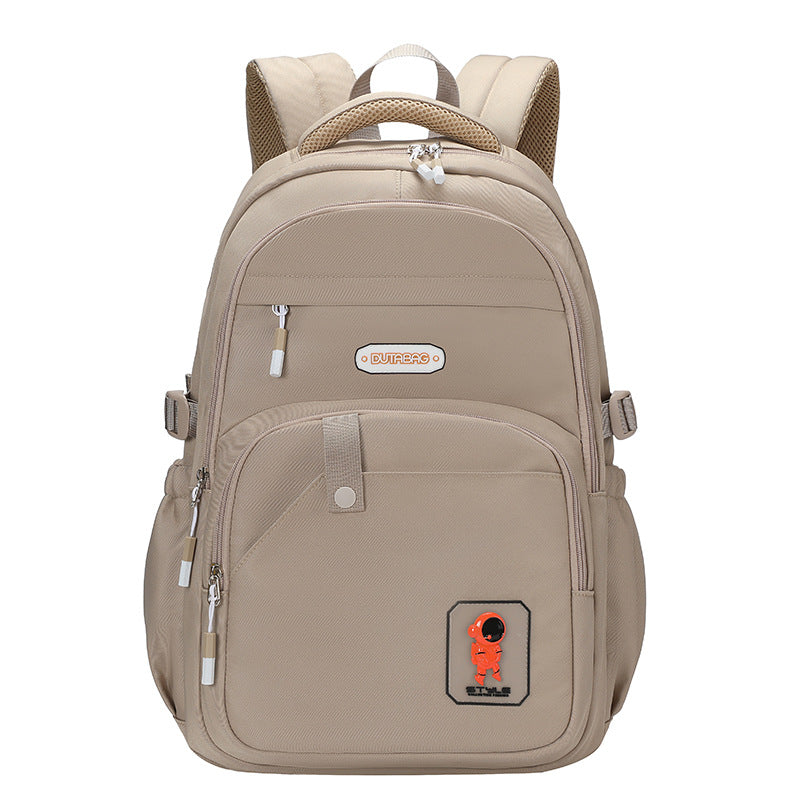 School bag for women, small, fresh, simple and lightweight backpack, large capacity, college student campus backpack 15.6 inch computer bag