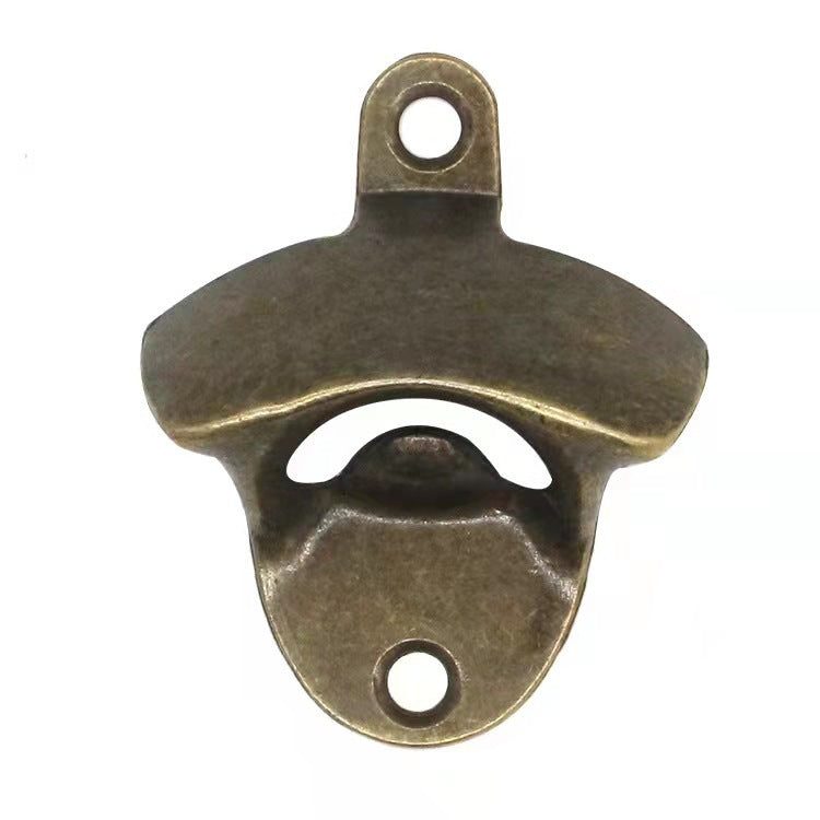 antique beer bottle opener cross-border creative wall bottle opener zinc alloy wall bottle opener wall-mounted bottle opener