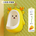 Little dinosaur - yellow + hook + cleaning brush + adorable duck faucet extender