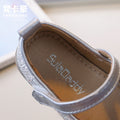 Vancahao girls' fashion crown princess shoes - new autumn  korean style soft sole leather shoes for children