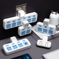 Multi-function wireless socket converter plug - one-to-multiple outlet panel with usb ports, night light, and power strip for home use