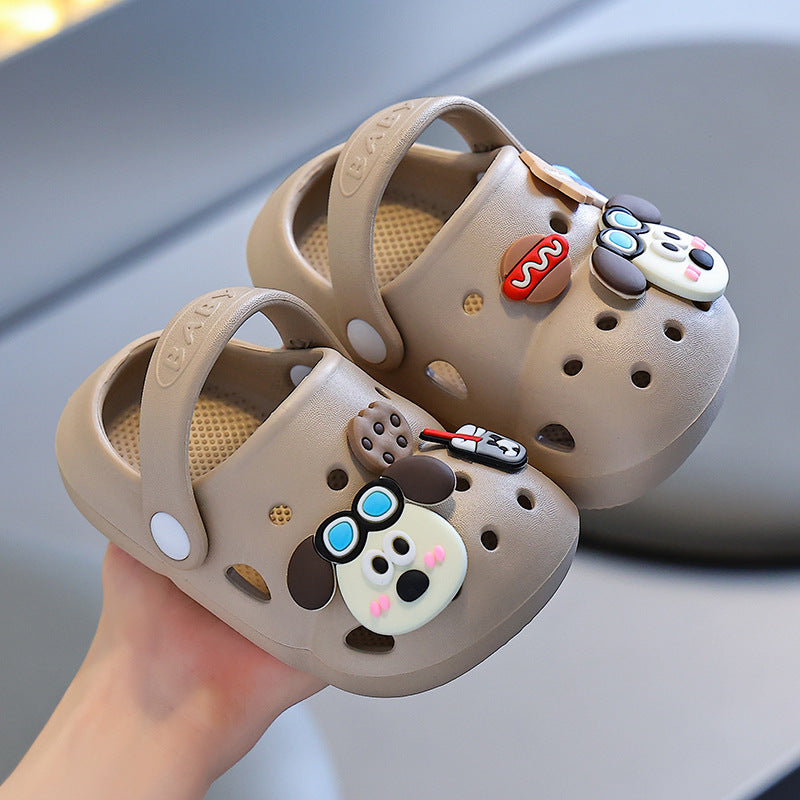 Eva kids' clogs - summer cartoon cute soft sole non-slip slippers for baby girls and boys, perfect for first walkers and toddlers