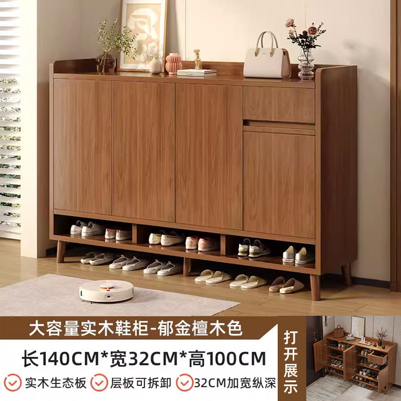 Large capacity shoe cabinet for home use - entryway, hallway, and outdoor console table all-in-one storage - new shoe rack