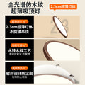 Japanese walnut eye protection ultra-thin bedroom ceiling lamp wabi-sabi style simple scandinavian balcony aisle room study lamp