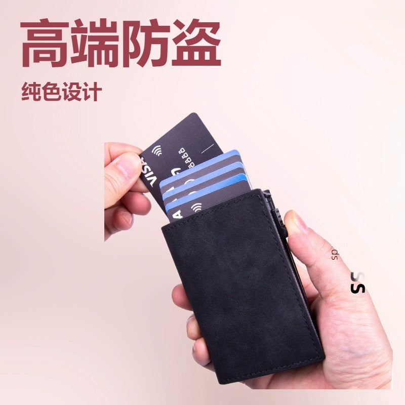 Manufacturer's change bag, leather anti-theft brush, card holder, gold card box, RFID wallet tracker, card bag, aluminum box wallet.