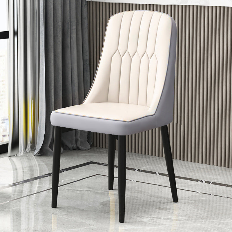 Nordic dining chair - modern minimalist design for home, premium quality, light luxury backrest, casual dining chair, restaurant & cafe seating