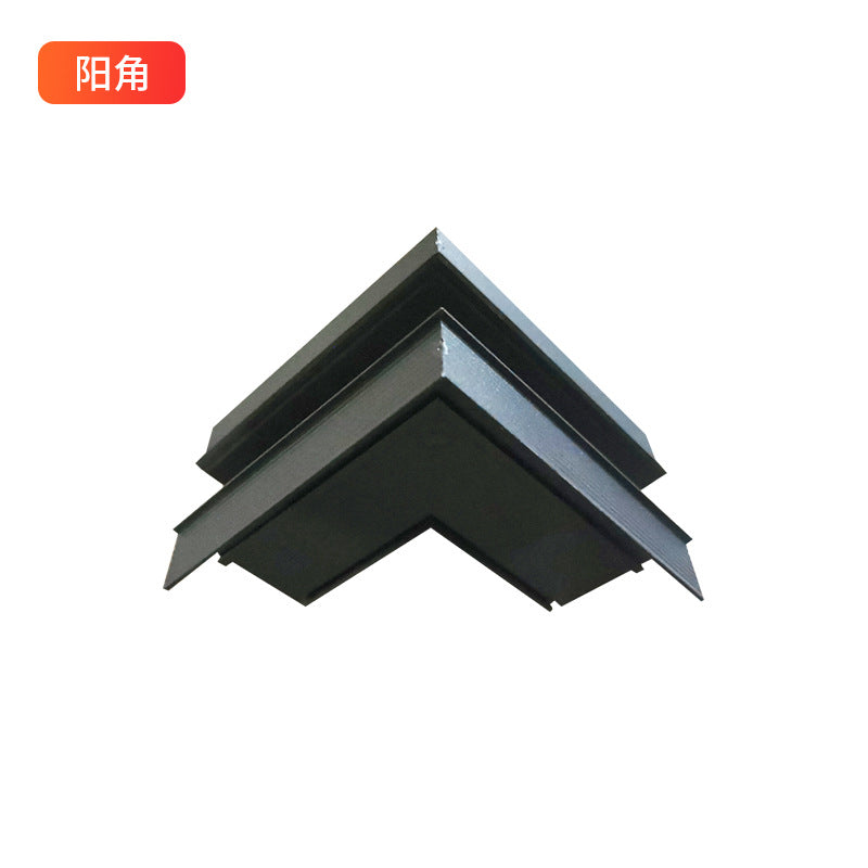 Magnetic track light Embedded track connector Intelligent no main light lighting 20 wide concealed surface mounted track accessories