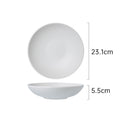 Frosted white bowl large