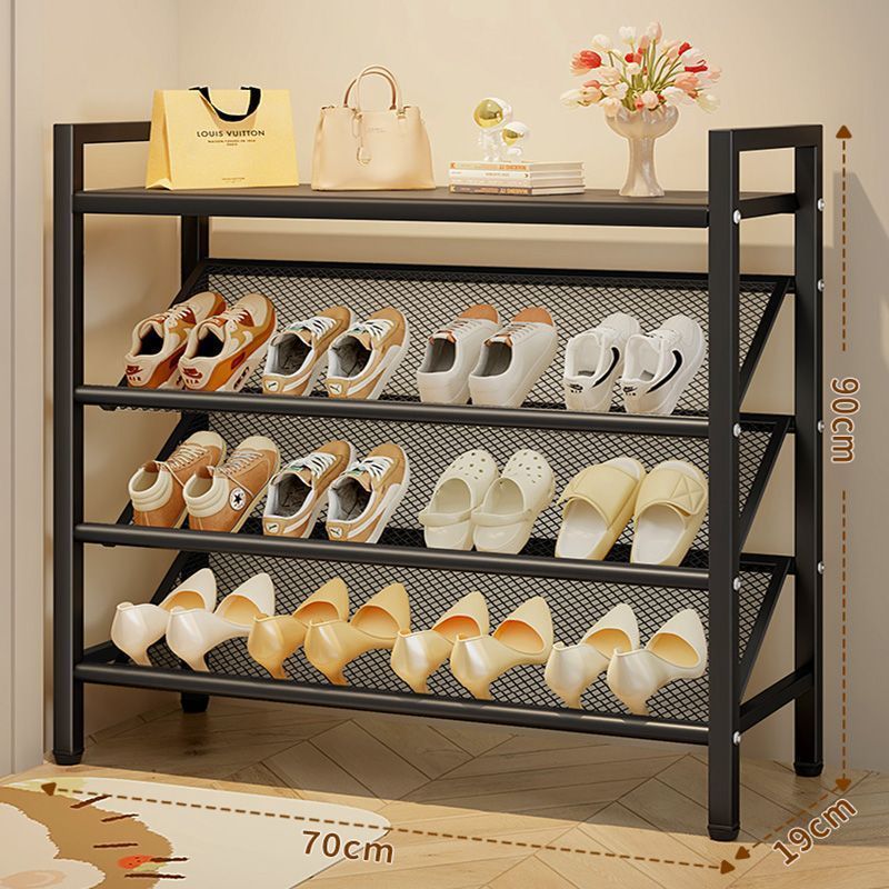 Ultra-slim multi-tier rotating shoe rack: the must-have storage solution for entryways and dorms. simple, modern design