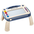 Children's large magnetic drawing board table - reusable erasable doodle board - colorful early education toy for babies